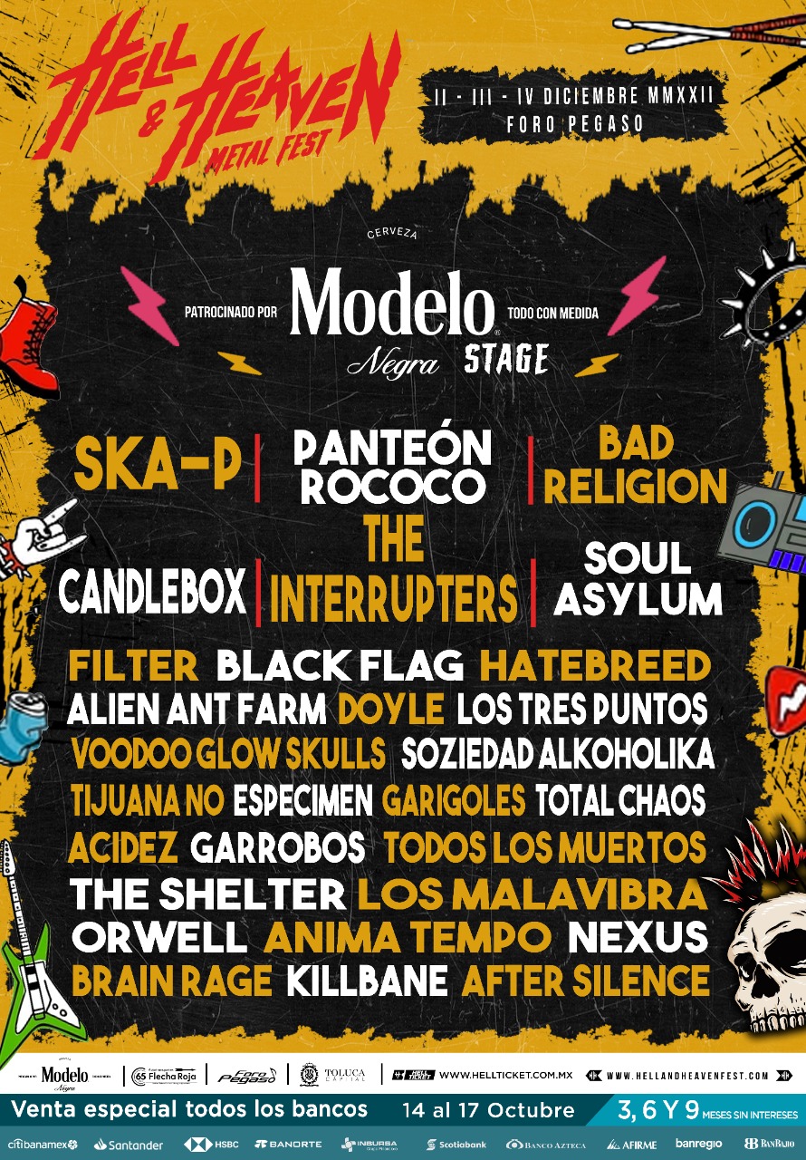 Hell and Heaven 2022: El festival más variado de rock, metal, punk y Ska en el planeta